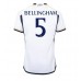 Real Madrid Jude Bellingham #5 Kopio Koti Pelipaita 2023-24 Lyhyet Hihat
